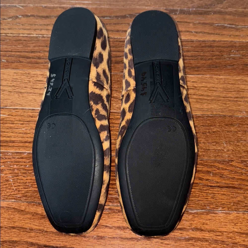 Vionic Women's Leopard Print Orinda Skimmers Square Toe Flat NWOT - Picture 7 of 9